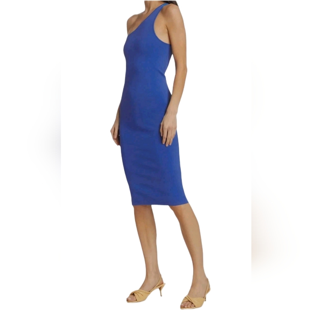 A.L.C. Women's Blue Colby One-Shoulder Bodycon Dress - Picture 7 of 9